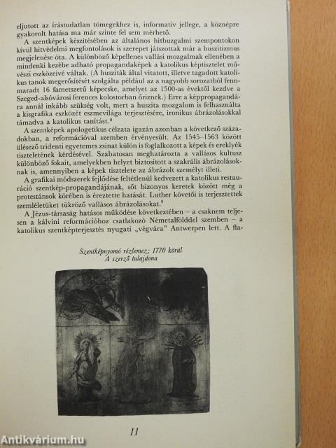 Barokk szentképek Magyarországon (dedikált példány)