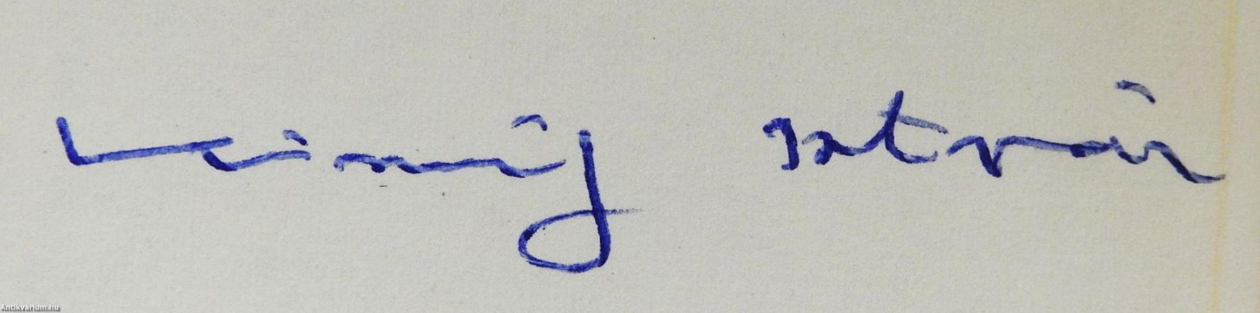 Irodalom és társadalom (dedikált példány)