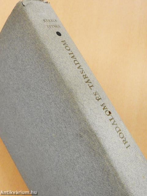 Irodalom és társadalom (dedikált példány)