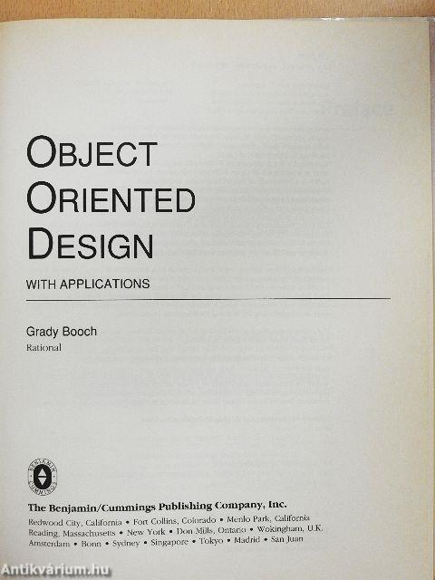 Object Oriented Design