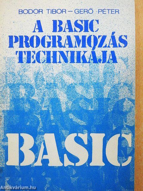 A BASIC programozás technikája