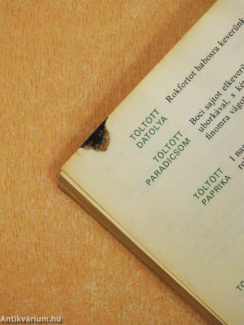 Gyümölcsös, túrós, sajtos ételek