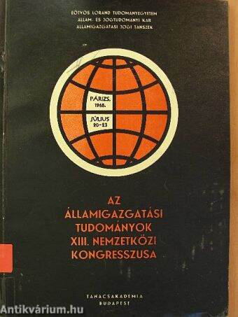 Az államigazgatási tudományok XIII. nemzetközi kongresszusa