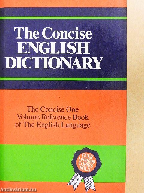 The Concise English Dictionary