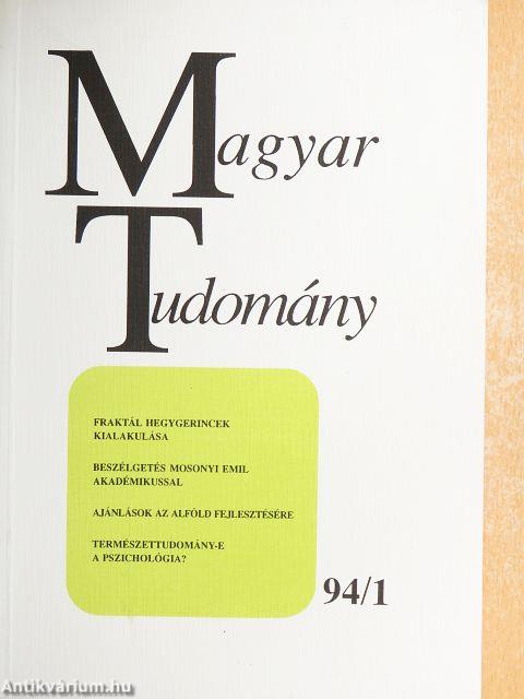 Magyar Tudomány 1994. január