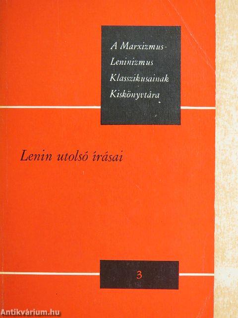 Lenin utolsó írásai