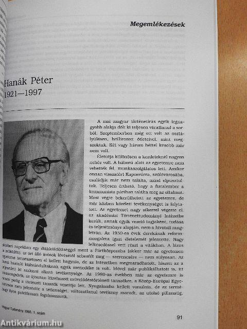 Magyar Tudomány 1998/1.