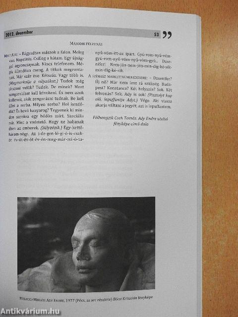 Tiszatáj 2012. december