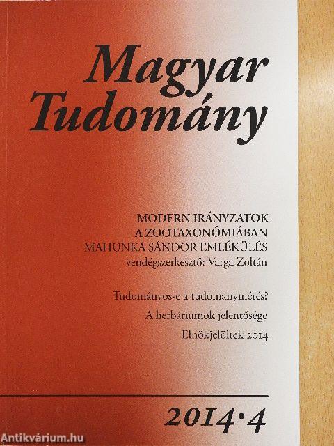 Magyar Tudomány 2014/4.