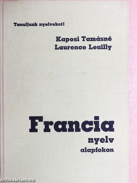 Francia nyelv alapfokon