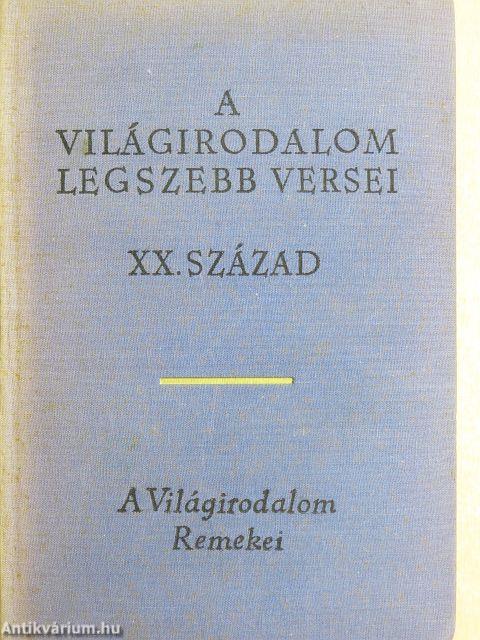 A világirodalom legszebb versei