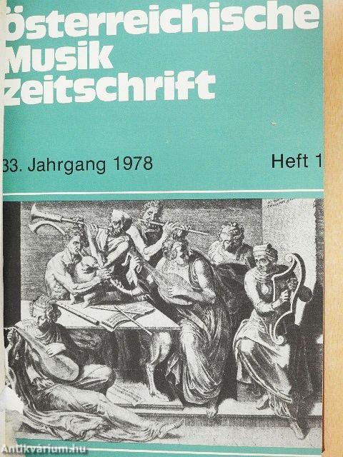 Österreichische Musikzeitschrift 1978