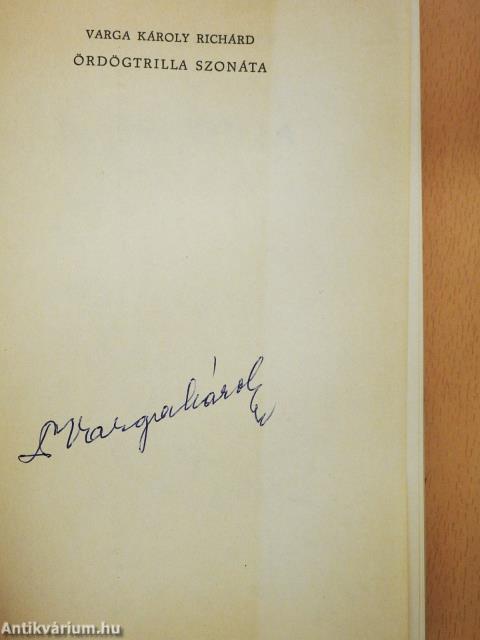 Ördögtrilla szonáta (aláírt példány)