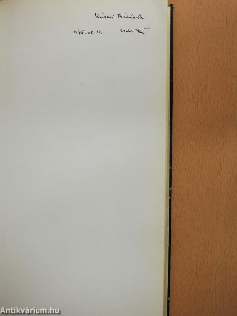 Ma és holnap (dedikált példány)