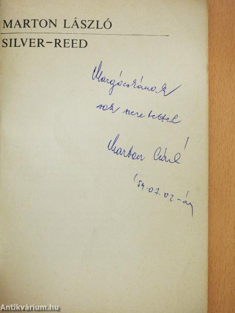 Silver-reed (dedikált példány)