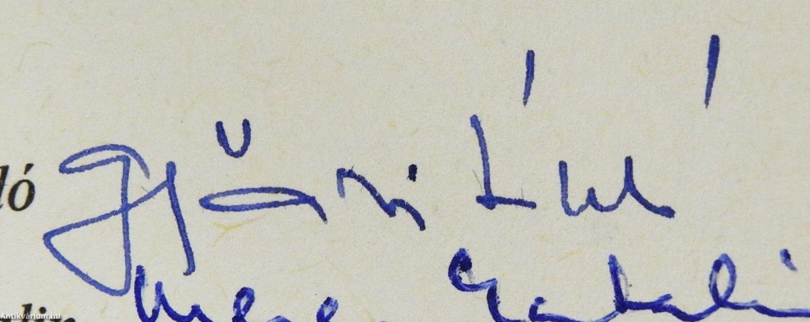 Elérhetetlen föld (dedikált és többszörösen aláírt példány)