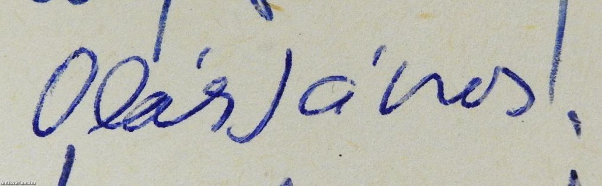 Elérhetetlen föld (dedikált és többszörösen aláírt példány)