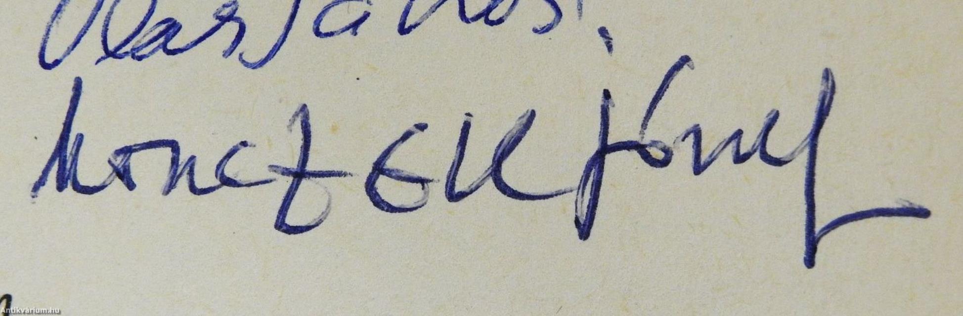 Elérhetetlen föld (dedikált és többszörösen aláírt példány)