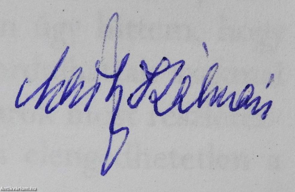 Egy kezdő diplomata komolytalan feljegyzései (dedikált példány)