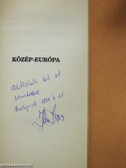 Közép-Európa (dedikált példány)