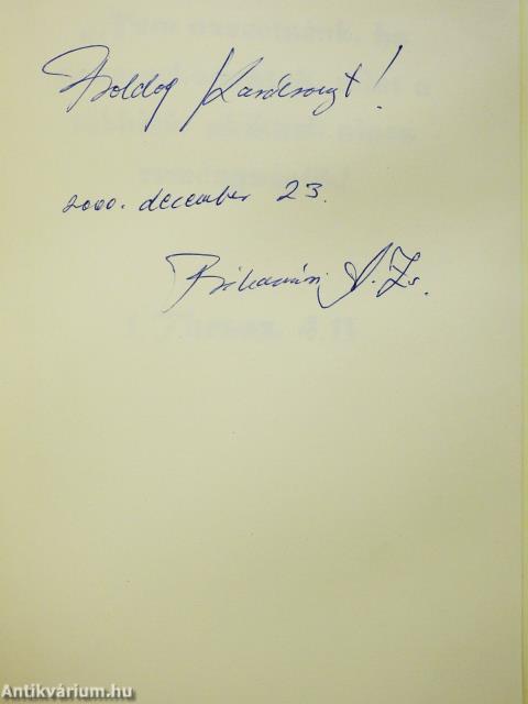 Szólista csillag (dedikált példány)