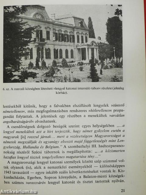 Tanulmányok a magyarországi lengyel emigráció történetéből (dedikált példány)