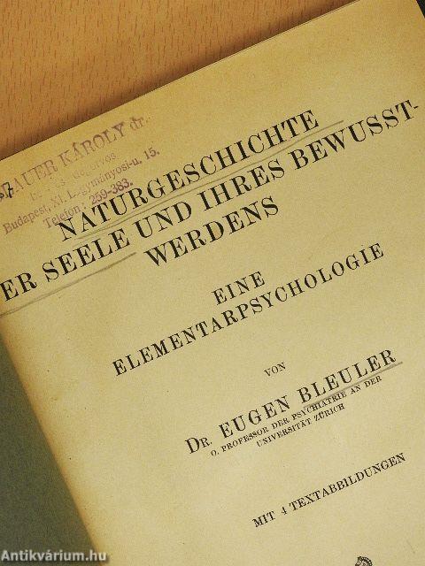 Naturgeschichte der Seele und ihres Bewusstwerdens