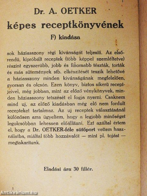 Dr. Oetker-receptek