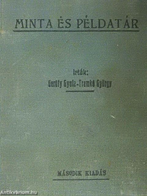 Minta és példatár a községi jegyzők és anyakönyvvezetők által végezhető magánmunkálatokról