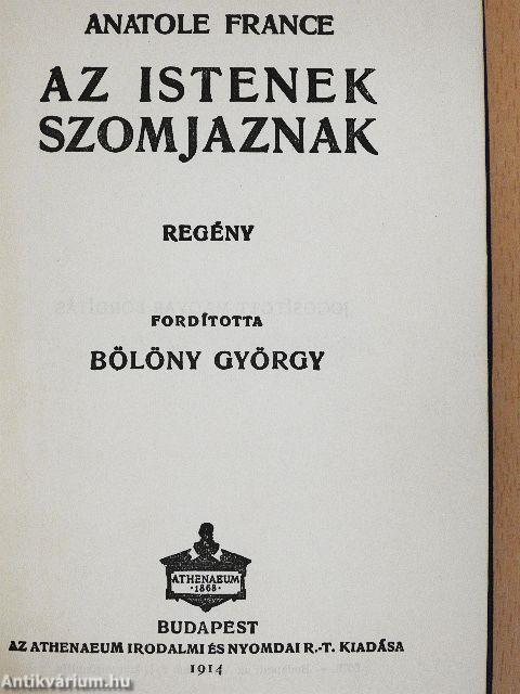 Az istenek szomjaznak