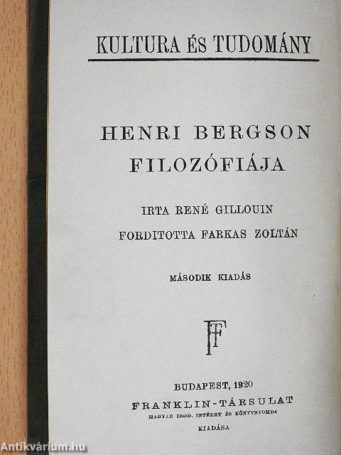 Henri Bergson filozófiája