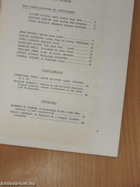 Tiszatáj 1977. június