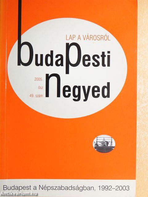 Budapesti Negyed 2005. ősz