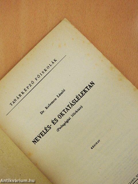 Nevelés- és oktatáslélektan