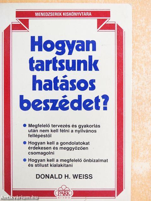 Hogyan tartsunk hatásos beszédet?