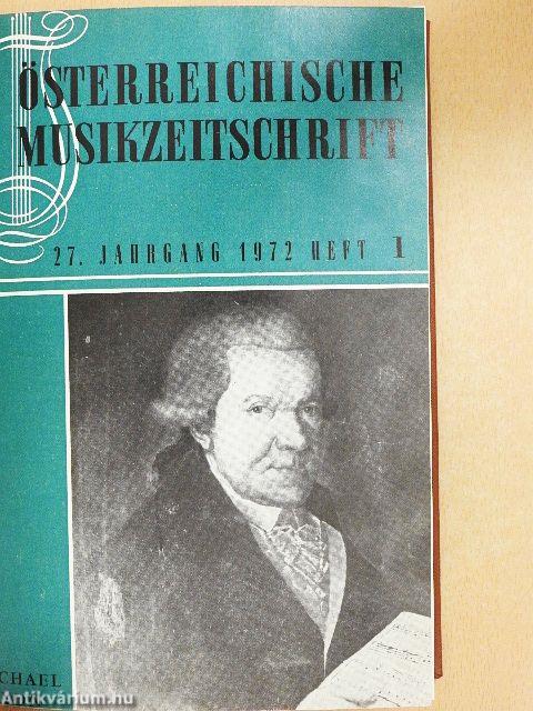 Österreichische Musikzeitschrift 1972