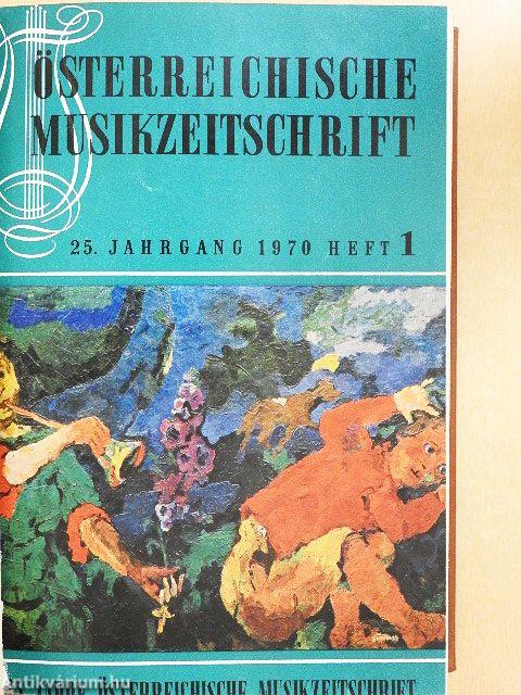 Österreichische Musikzeitschrift 1970