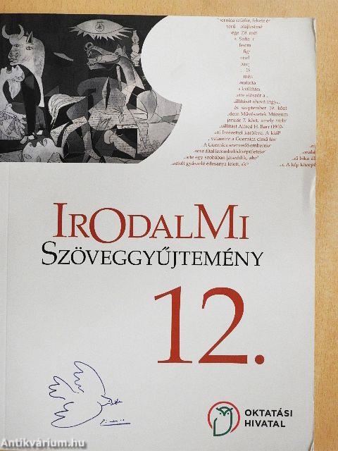 Irodalmi szöveggyűjtemény 12.