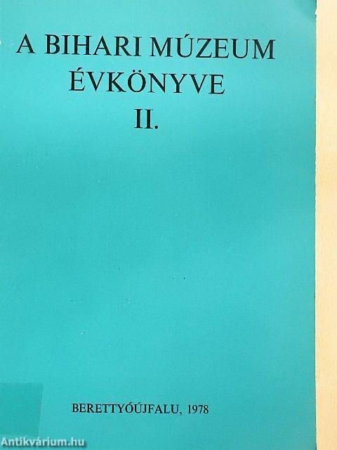 A Bihari Múzeum évkönyve II.