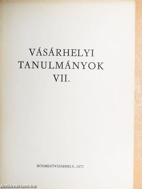 Helytörténeti dolgozatok