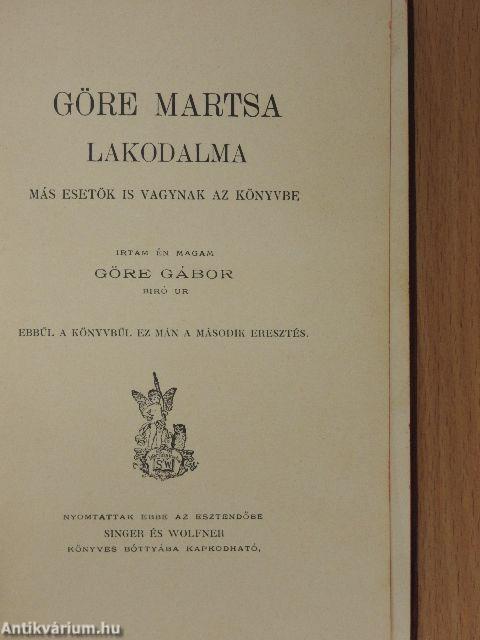 Göre Martsa lakodalma