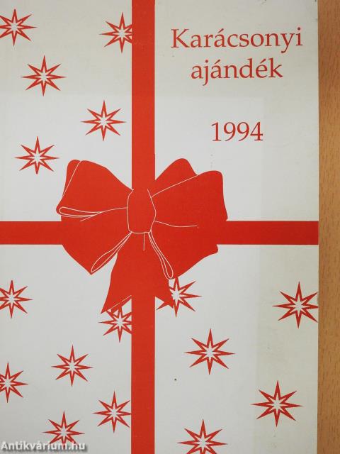 Karácsonyi ajándék 1994 (dedikált példány)