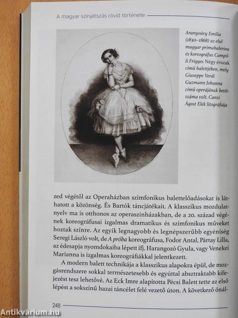 A magyar színjátszás rövid története (dedikált példány)