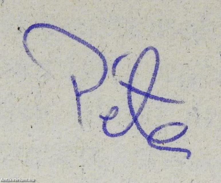 A perzsa királynő országlása (dedikált példány)