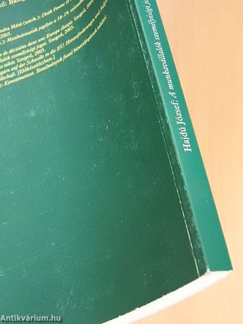 A munkavállalók személyiségi jogainak védelme