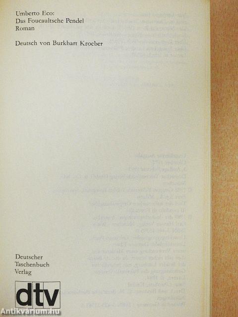 Das Foucaultsche Pendel