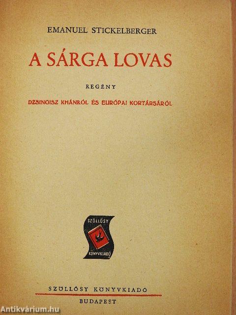 A sárga lovas