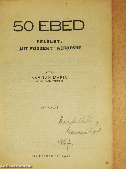 50 ebéd