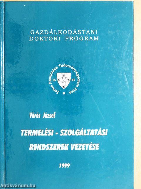 Termelési-szolgáltatási rendszerek vezetése