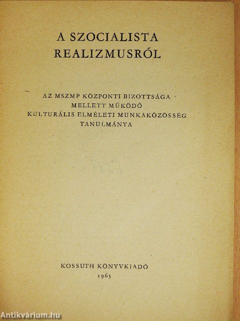 A szocialista realizmusról